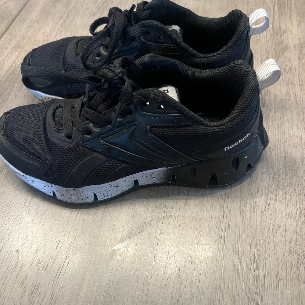 Reebok Black and White Running Sneakers
